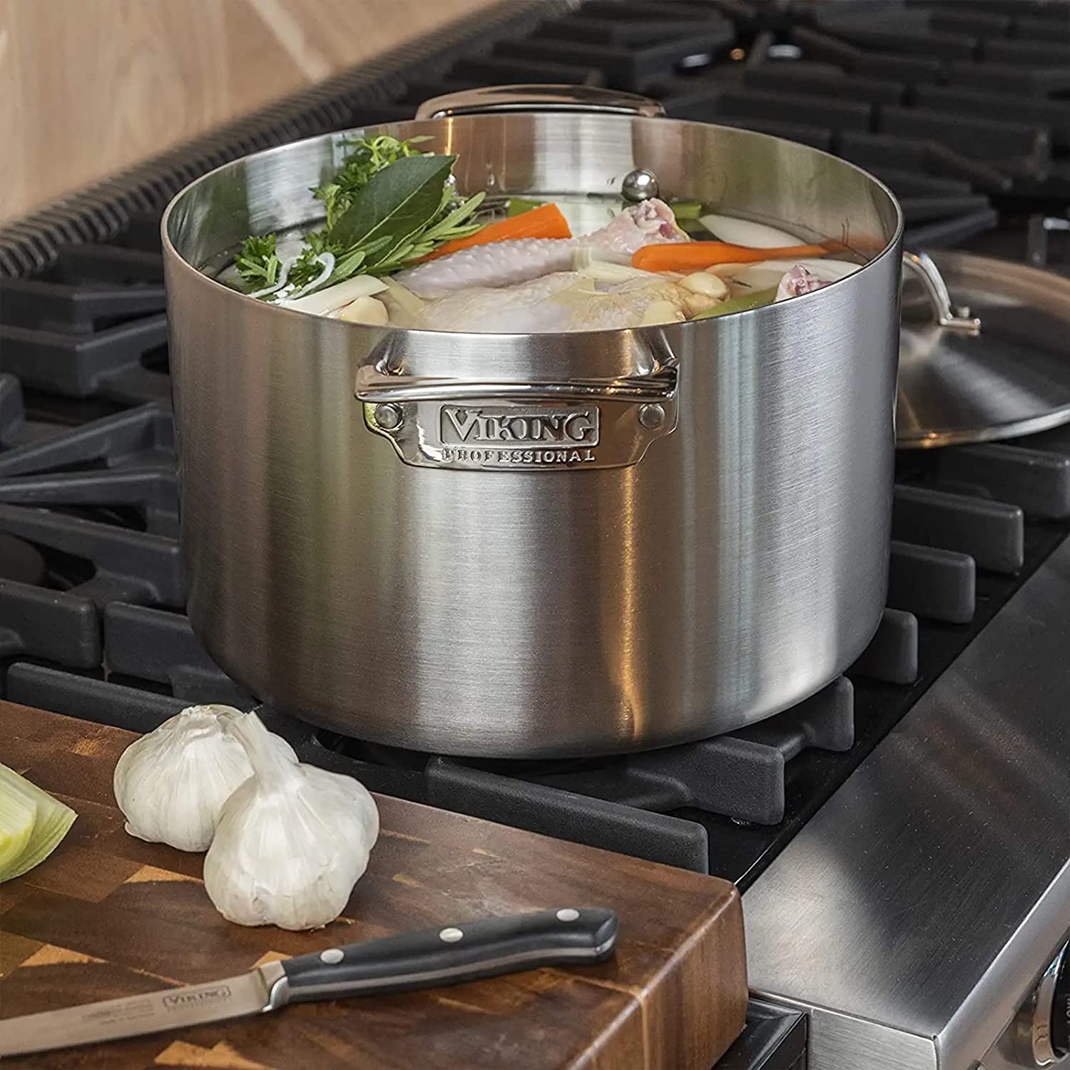 Viking Professional 5-Ply Stainless Steel Cookware Set  10 Piece