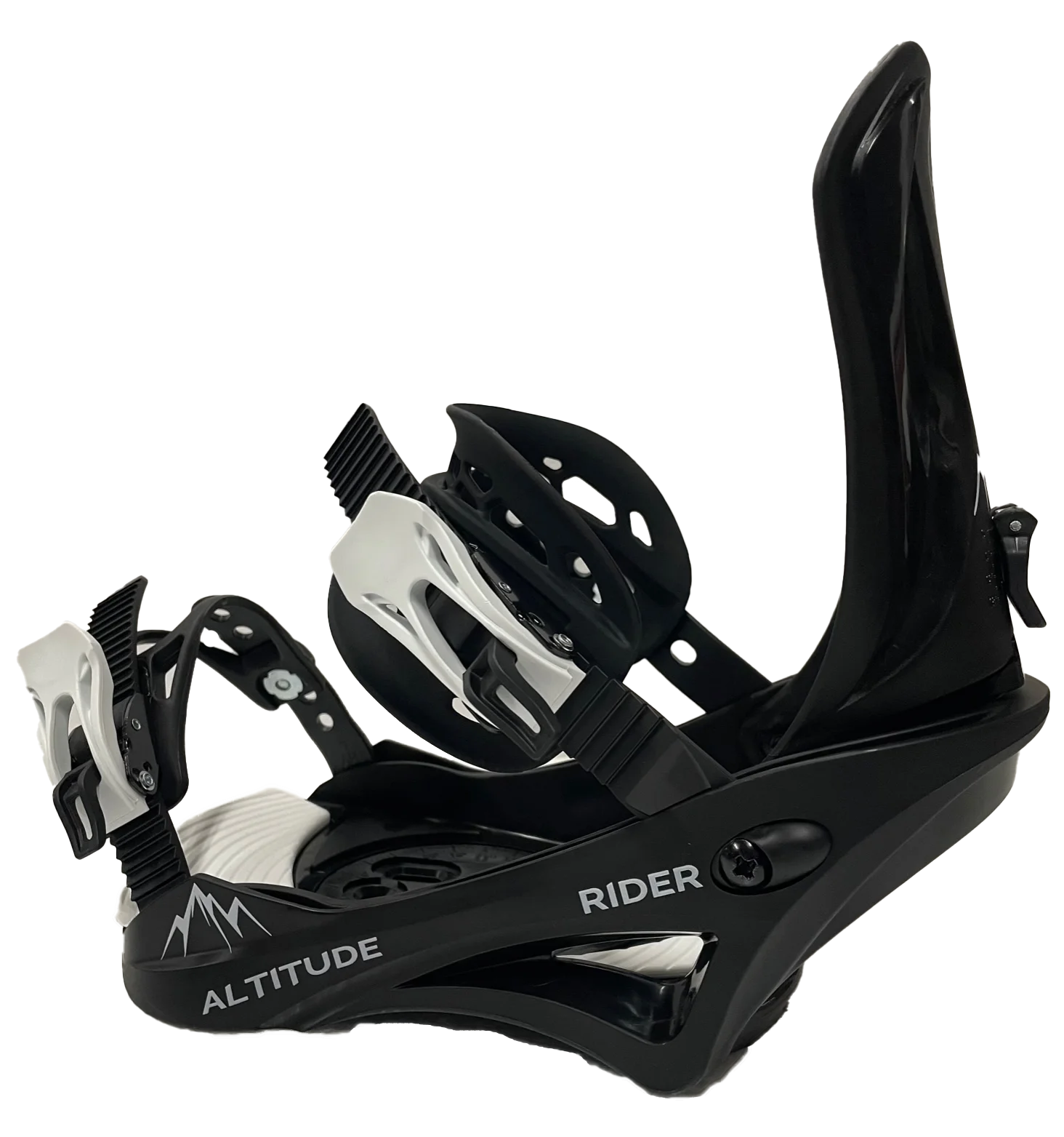 2022-23 ALTITUDE "RIDER" 4X4 BURTON SNOWBOARD BINDINGS (BLACK) L/XL MEN 9-13 | WOMEN 9.5+