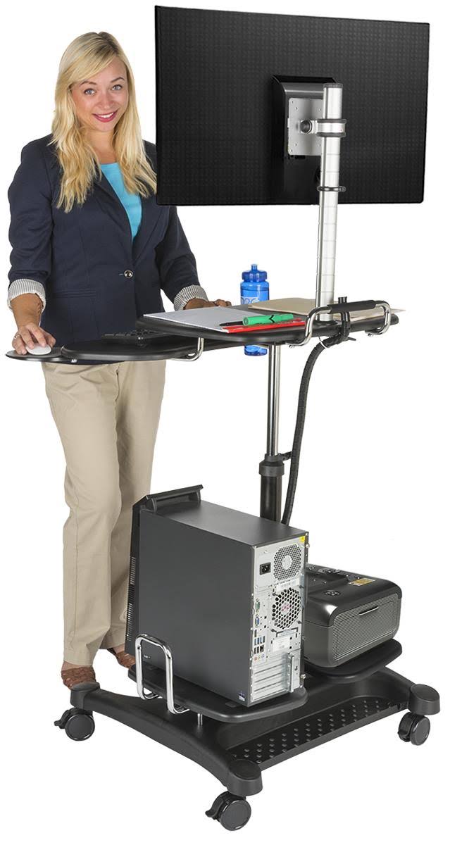 Aidata Heavy Duty Mobile LCD/LED AV Cart