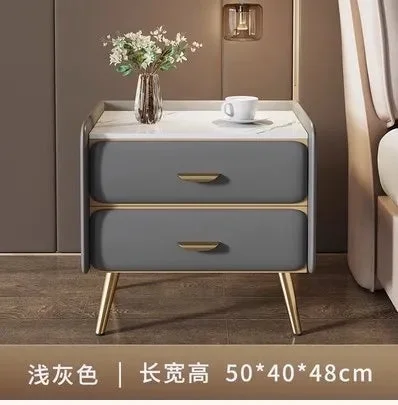 Girl Nordic Aesthetic Double Bed Storage Multifonction Modern King Double Bed Leather Smart Cama Matrimonial Bedroom Furniture