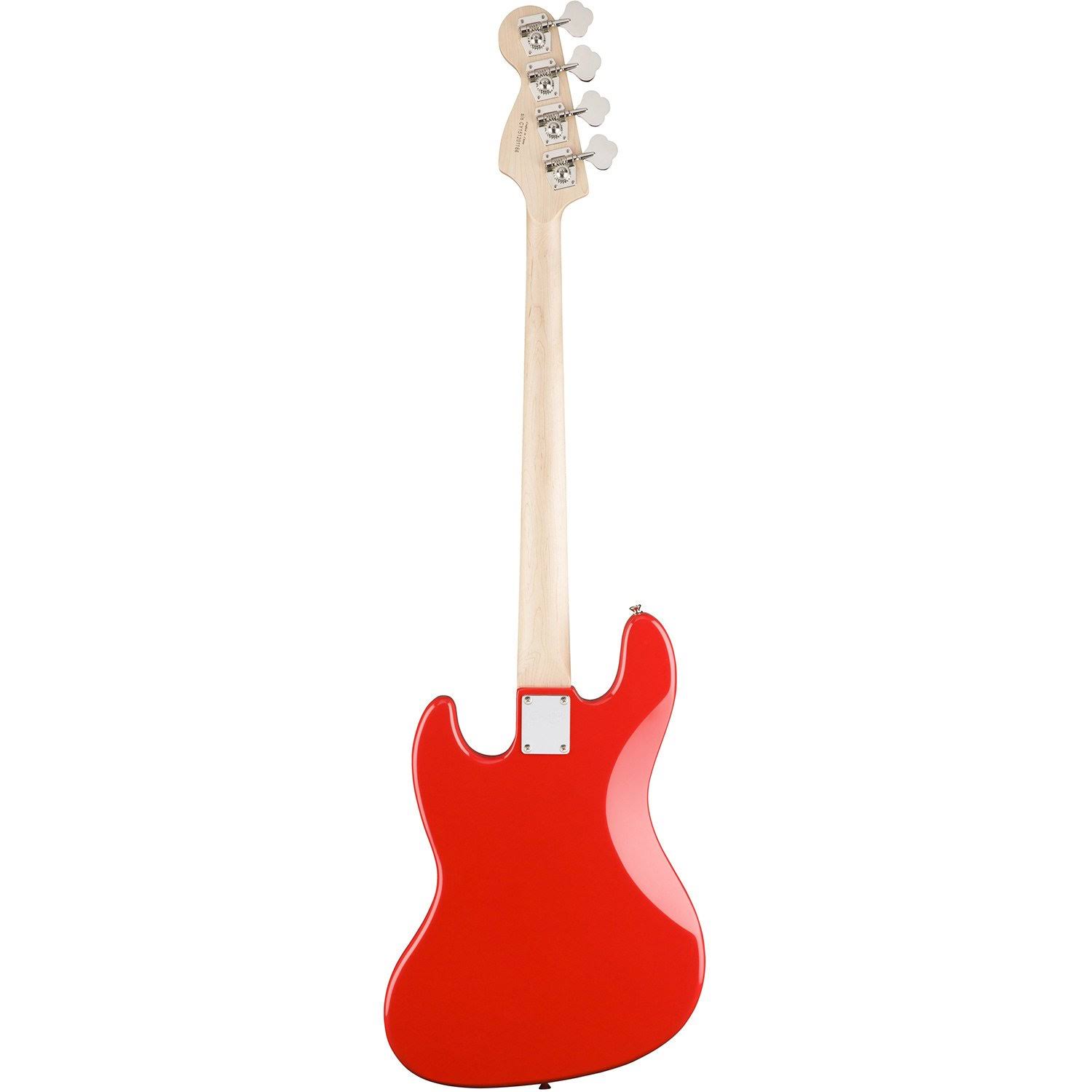 Squier Affinity Series Jazz Bass - Race Red Guitar