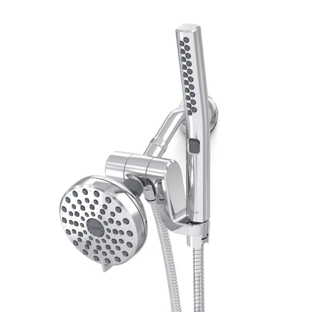 Waterpik 12-spray 5 in. High PressureDual Shower Head and Handheld - Shop Hardware Tools Online Store