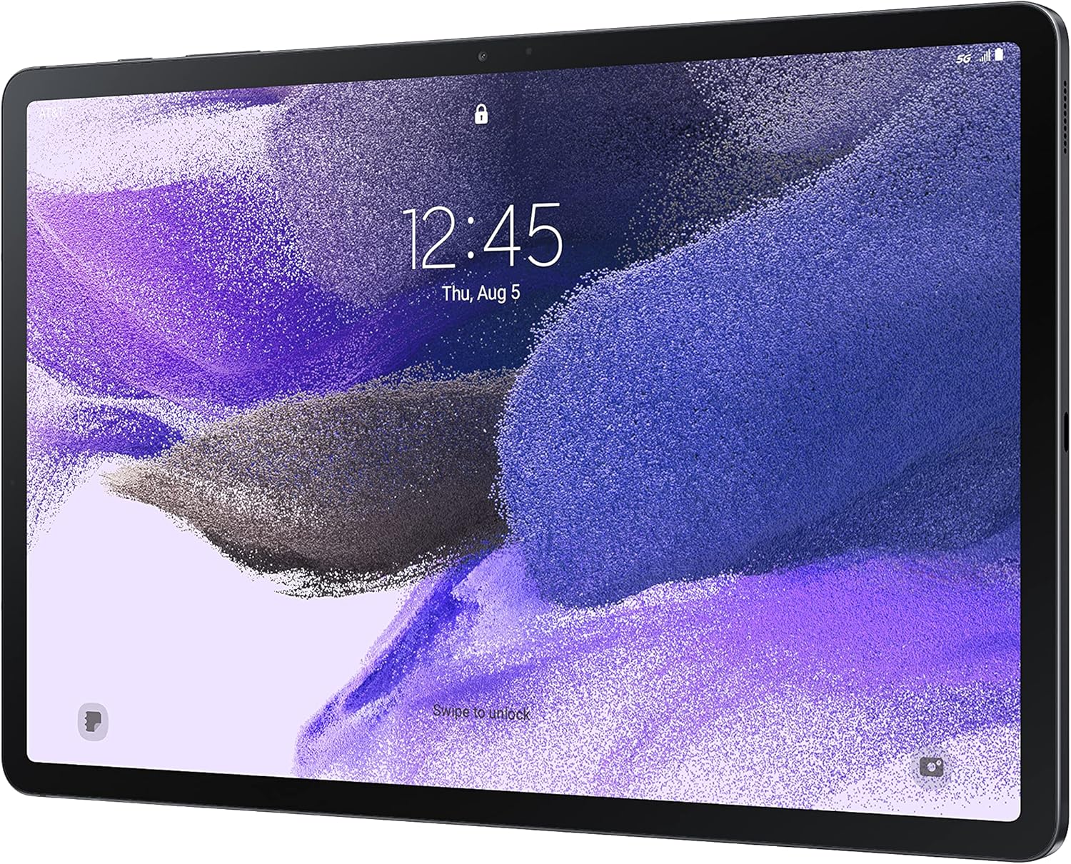 Samsung Galaxy Tab S7 FE 2021 Android Tablet 12.4” Screen WiFi 64GB S Pen Included Long-Lasting Battery Powerful Performance, Mystic Black (Renewed)