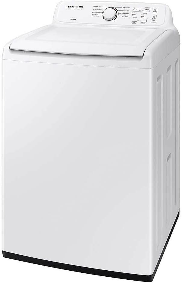 Samsung 4.1 Cu. Ft. White Top Load Washer with Soft-Close Lid and 8 Washing Cycles