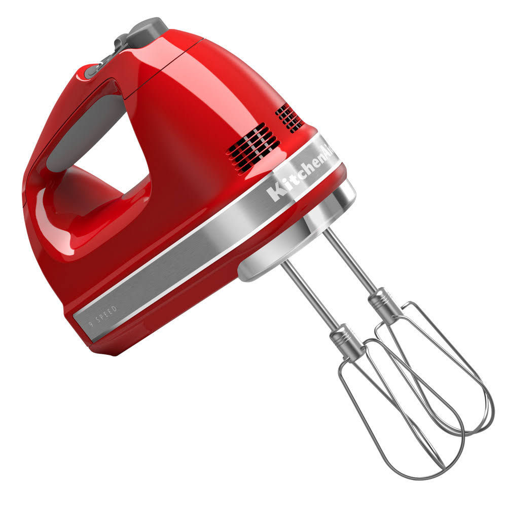 KitchenAid 9 Speed Hand Mixer - Empire Red
