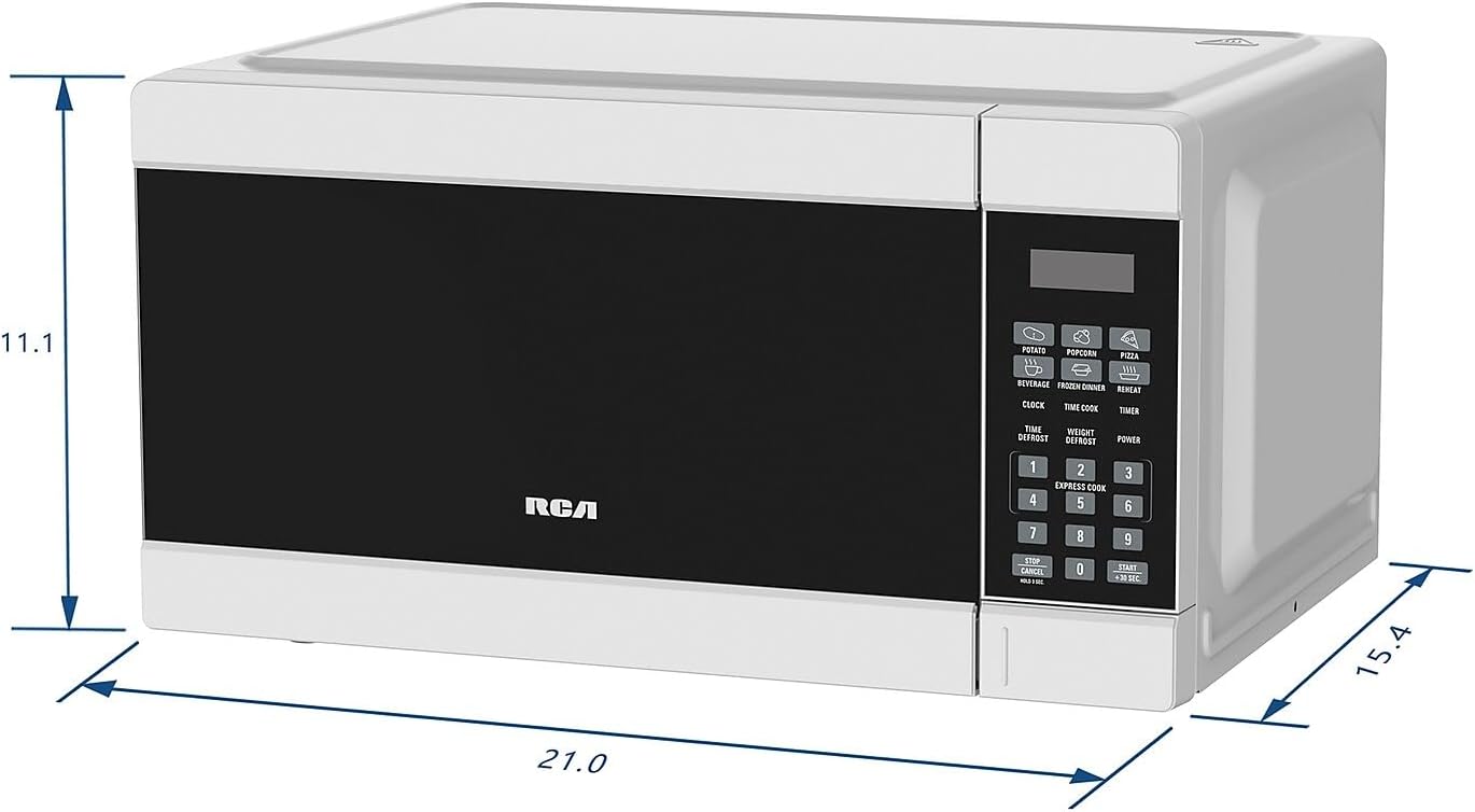 RCA RMW1132-WHITE 1.1-Cu-Ft 1000-Watt Microwave, White