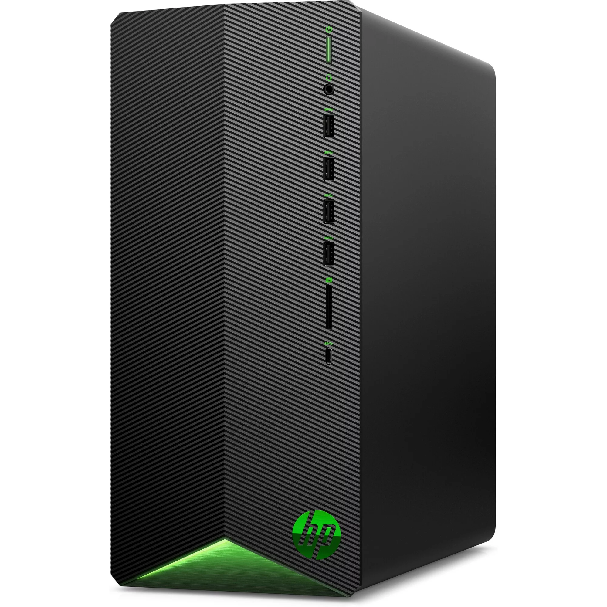 HP Pavilion Gaming Desktop Tower, Intel Core i5-10400F, Nvidia GeForce RTX 3060, 8GB RAM, 256GB SSD, Windows 11 Home, Black, TG01-1183w