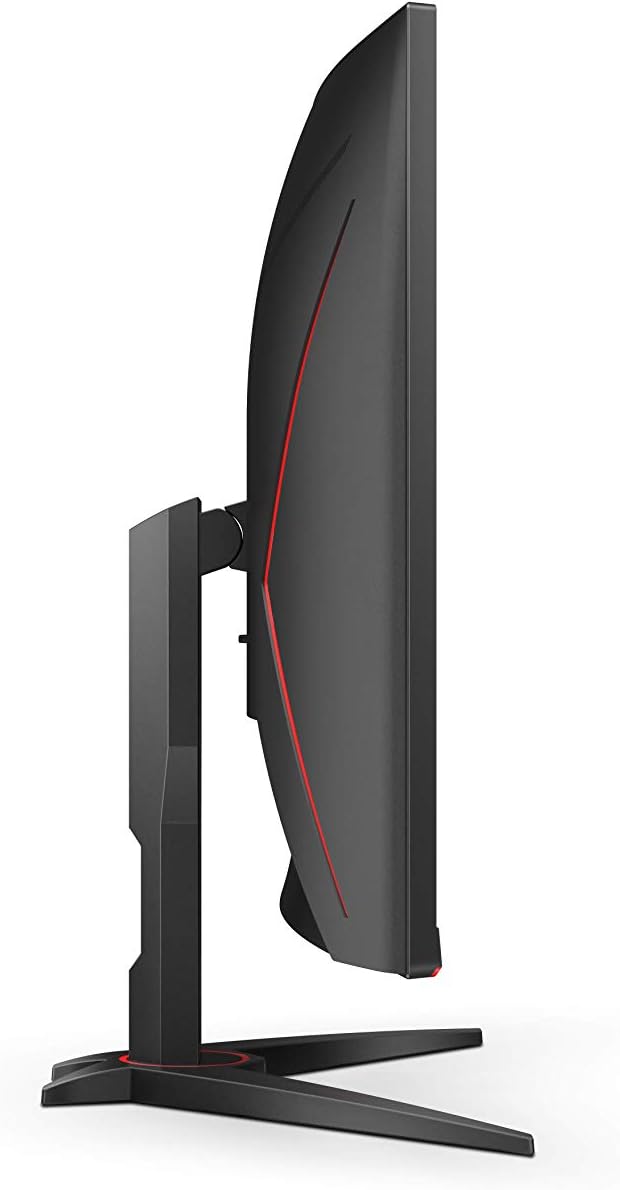 AOC C32G2ZE 32" Curved Frameless Gaming Monitor, Full HD 1920x1080, VA, 0.5ms 240Hz, AMD FreeSync Premium, DP/HDMI/VGA, VESA, 3-3-1 Re-Spawn Program