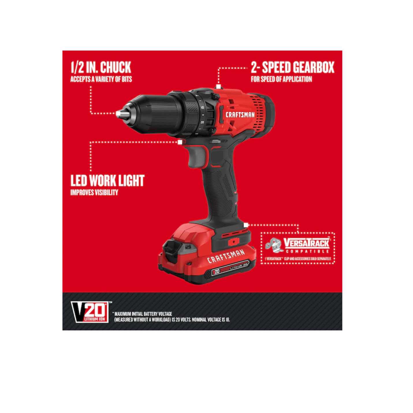 Craftsman 6-Tool Power Tool Combo Kit with Soft Case CMCK601D2 - Shop Hardware Tools Online Store