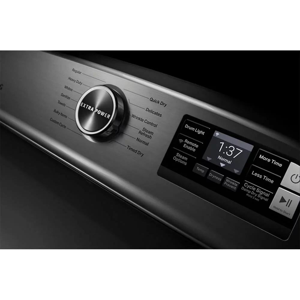 Maytag Med7230h 27" Wide 7.4 Cu. Ft. Energy Star Rated Electric Dryer - Metallic Slate