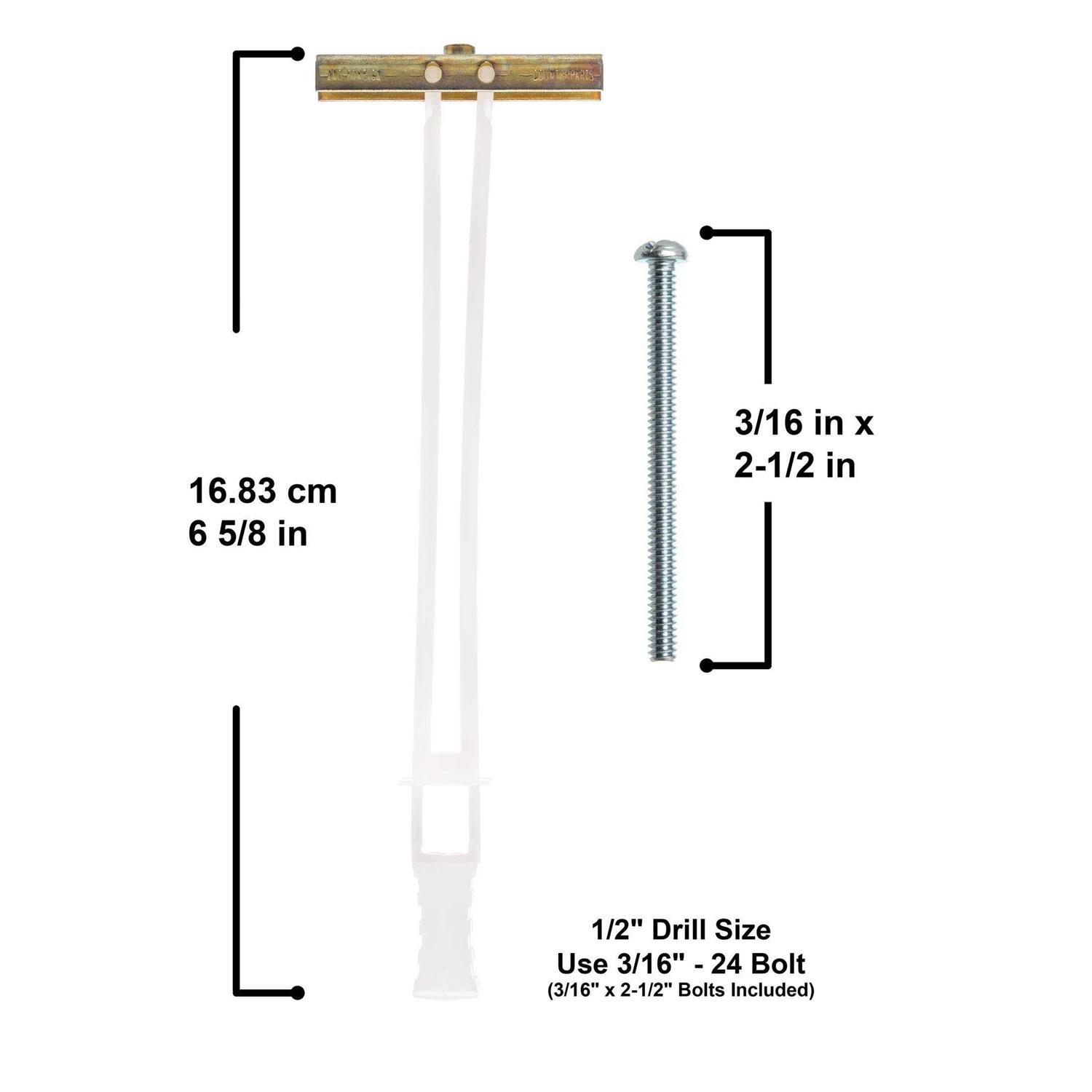 Toggler 24100 Heavy Duty 3/16 Toggle Bolts - Shop Hardware Tools Online Store