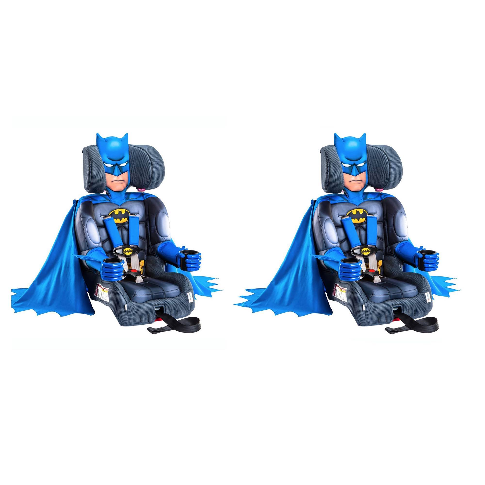 Kids Embrace DC Comics Batman Adjustable Booster Toddler Car Seat (2 Pack)