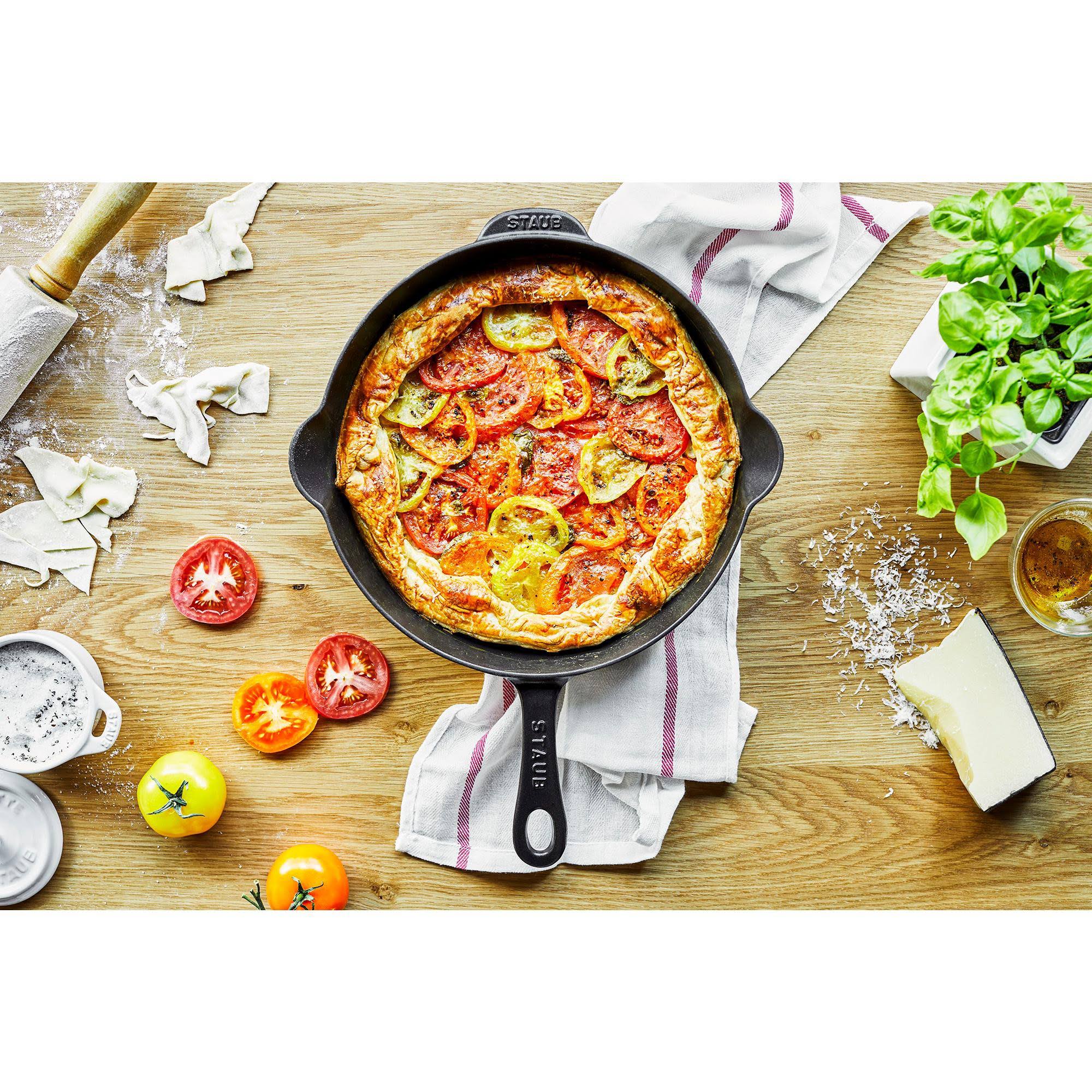 Staub Cast Iron 11-inch Traditional Skillet - Matte Black