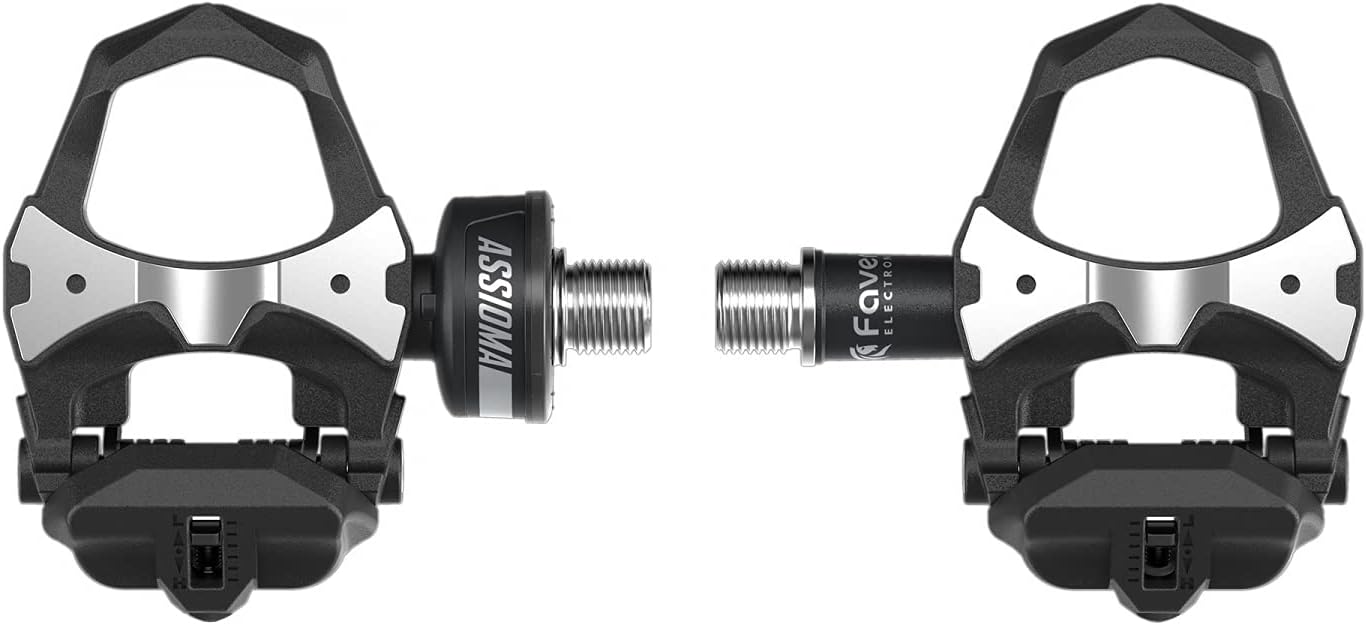 FAVERO Assioma Uno Side Power Meter Pedal Based for Cyclists/Bike,IAV Double USB Cable Cycling Dynamics With Cleats