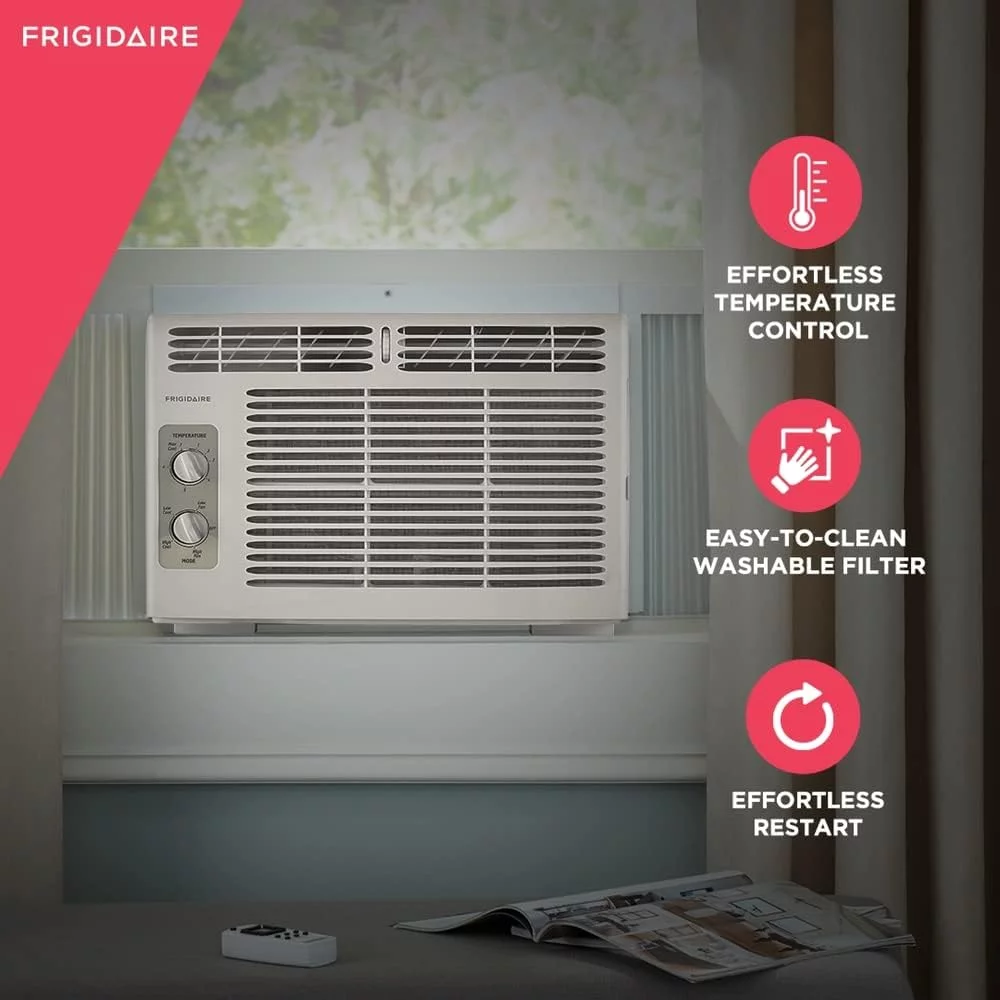 Open Box Frigidaire Window Air Conditioner with 5000 Cooling BTU FFRA051WA1 - White