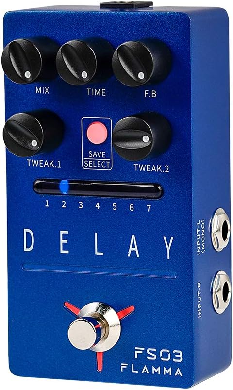 FLAMMA FS07 Stereo Cabinet Simulation Guitar Pedal Cab Sim 7 User Preset Slots Support IR Loading Software Editing