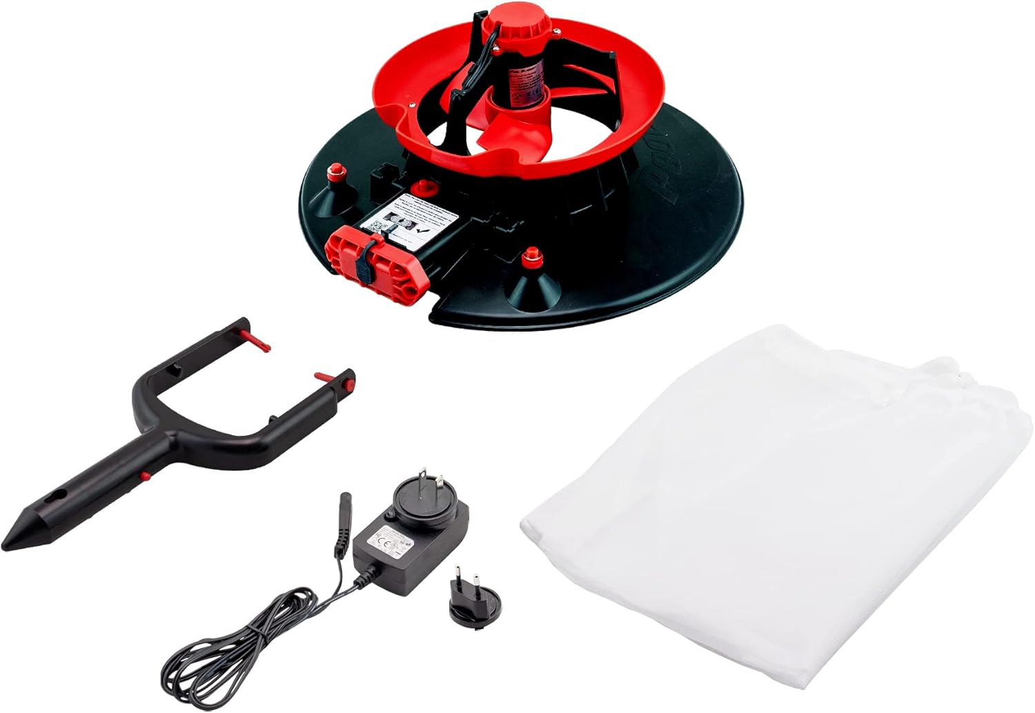 POOL BLASTER Leaf Vac Recharge Cordless Rechargeable Pool Leaf Vacuum & Skimmer, Swimming Pool Leaf Catcher with Heavy Duty Mesh Bag, for Inground and Above Ground Pools, by Water Tech