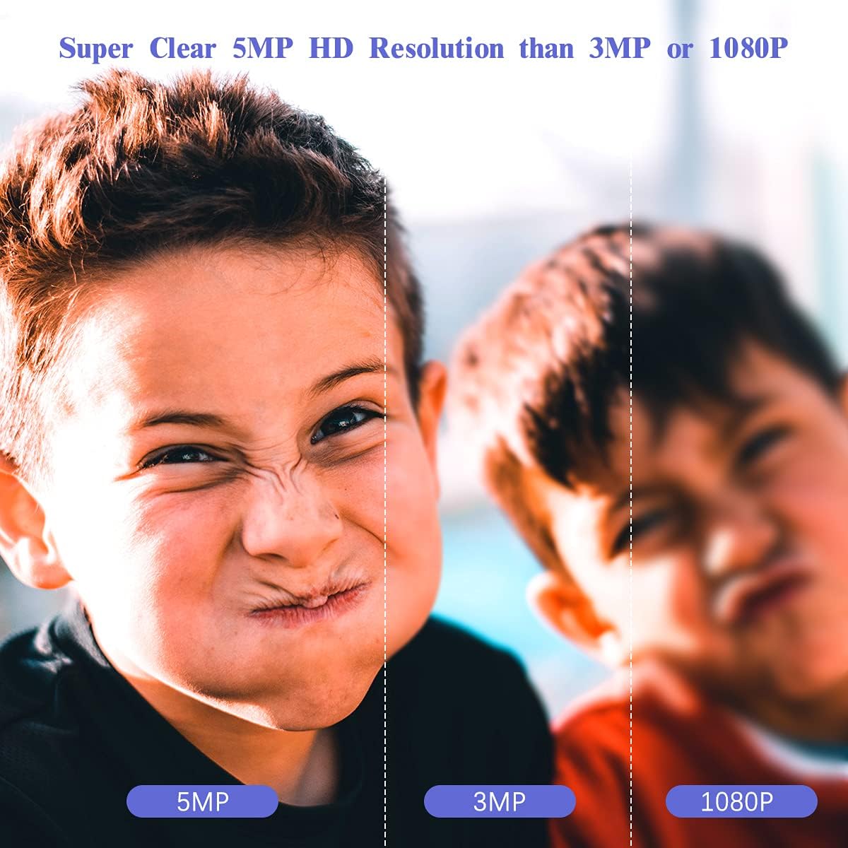 【3K 5.0mp&60 Days Storage】Wireless Security Camera System,8Pcs 5.0MP CCTV Home Wi-Fi IP Cameras,8 Channel NVR,OHWOAI HD Surveillance Video Dual Antennas System,AI Detection,Two-way Audio,4TB HDD,IP67
