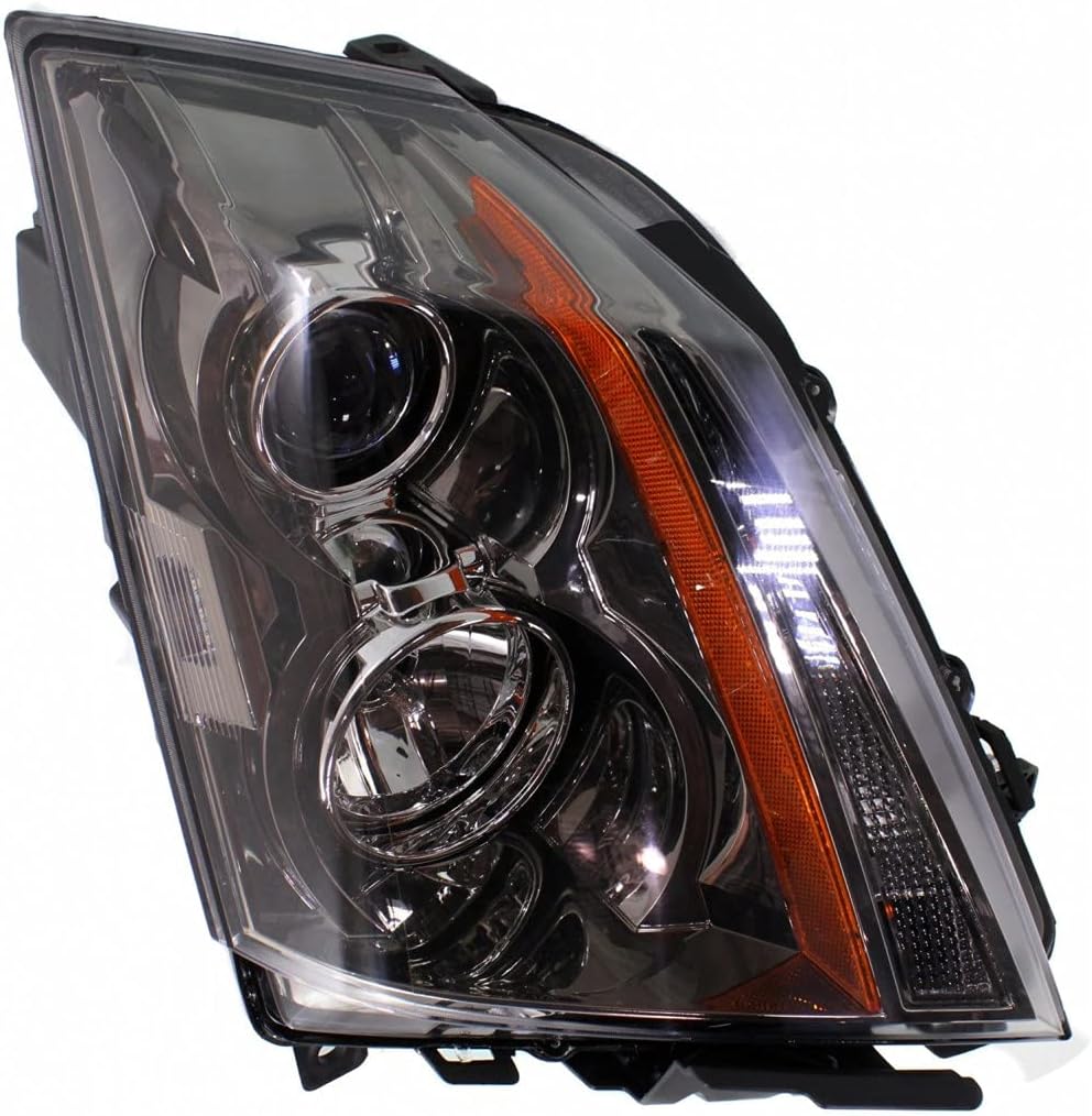 For Cadillac CTS Headlight Assembly 2008-2014 Pair Driver and Passenger Side | Halogen | DOT Certified | GM2502309