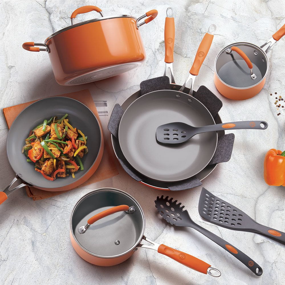 MasterChef MC3000 15 Pieces Champions Cookware Set Orange