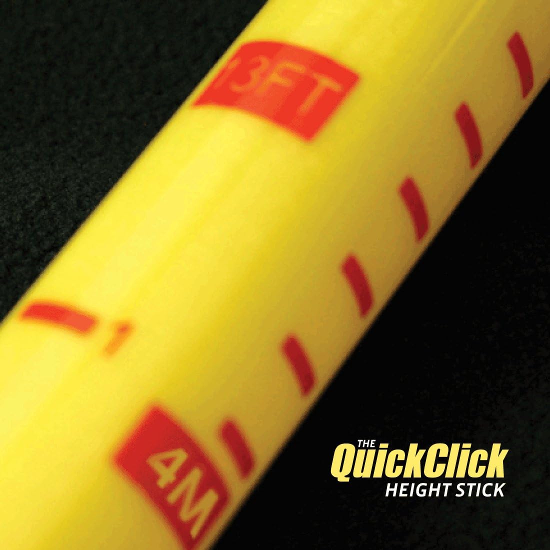 VULCAN The Original Quick Click Height Stick - Measures Up to 15 Feet