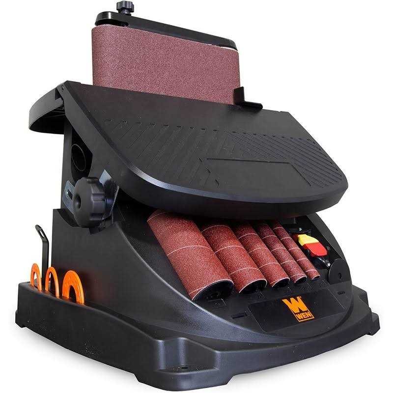 WEN 4.3-Amp 4 x 36 in. Belt and 6 in. Disc Sander with Cast Iron Base - Shop Hardware Tools Online Store