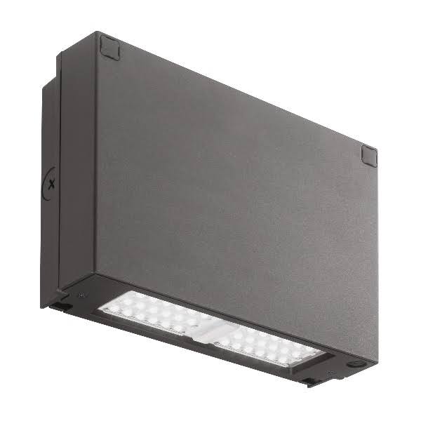 Lithonia Lighting WPX1 LED P1 40K MVOLT PE DBLXD 11W LED Wallpack, 1550 Lumens, 4000K Color Temperature, 120-277V, Photocell, Bl