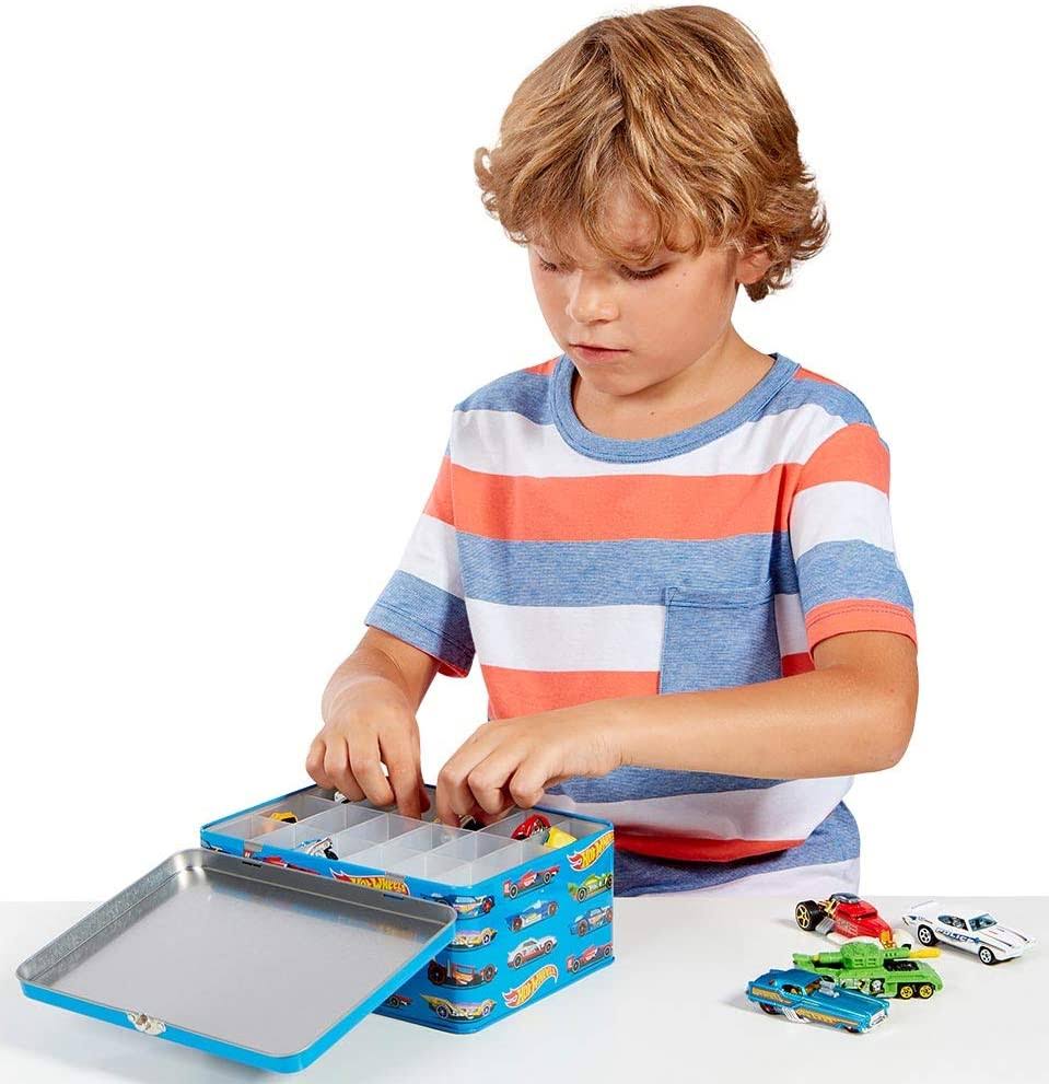 Theo Klein 2883 - Hot Wheels Cars Collecting Case for 18 Cars-Package May Vary