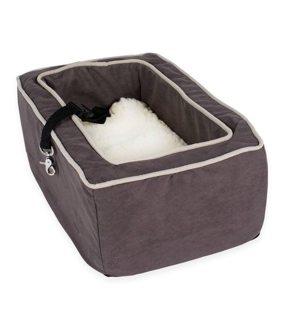 Snoozer Luxury Console Pet Car SEAT, Buckskin u0026 Java, Large