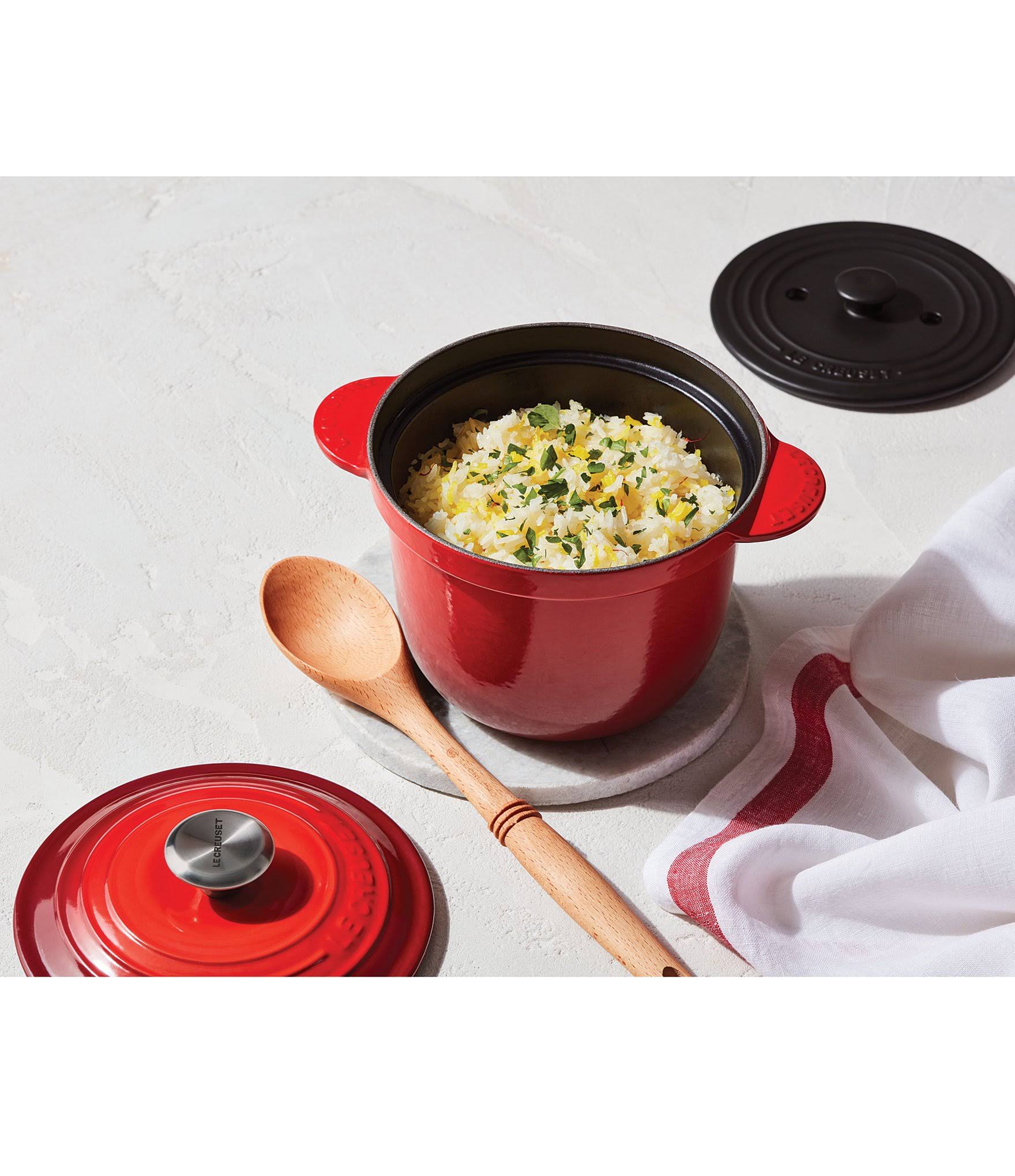 Le Creuset 2.25-Qt. Cast Iron Rice Pot - Meringue