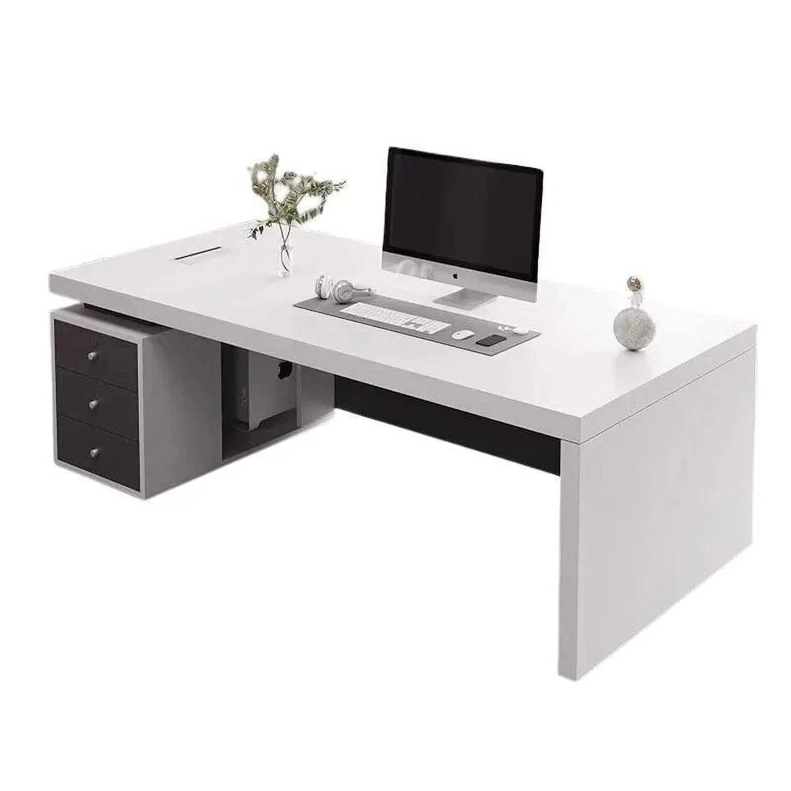 Writing White Office Desk Reception Executive Workstation Standing Office Desk Bedroom Tabla Para Escritorio Modern Furniture