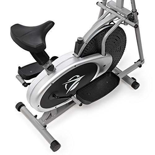 Plasma Fit Elliptical Machine Cross Trainer 2 in 1 Exercise Bike Cardio Fitness