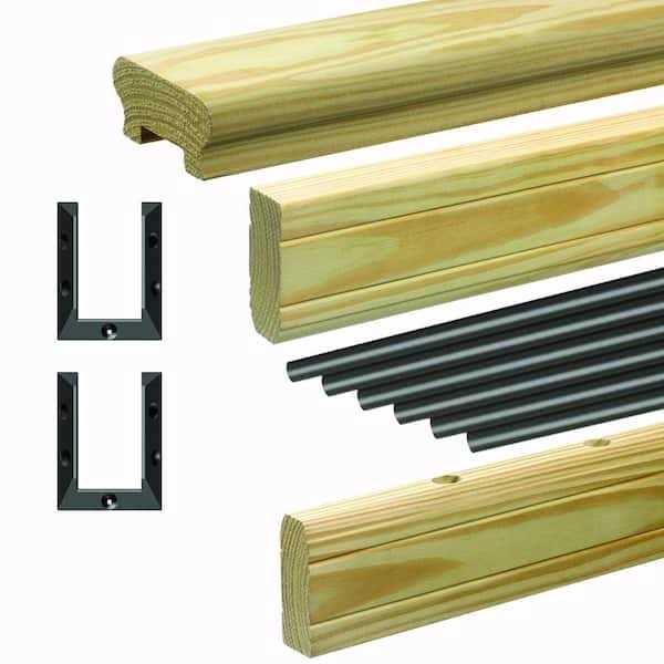 ProWood Pressure-Treated 6 ft. Aluminum Southern Yellow Pine Rail Kit - Shop Hardware Tools Online Store