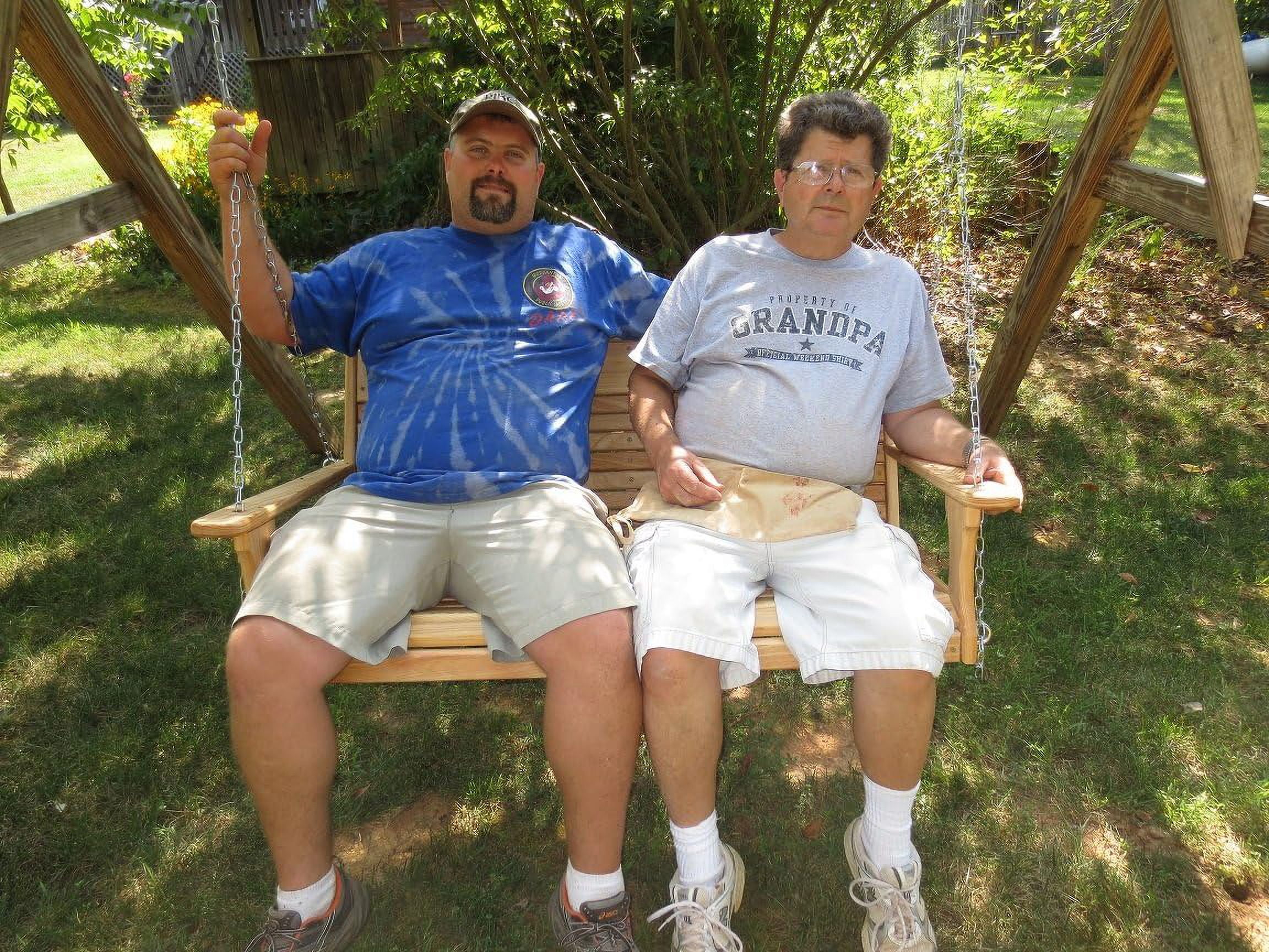 Porch Swing/Wood Porch Swing/USA Made/Wooden Swing