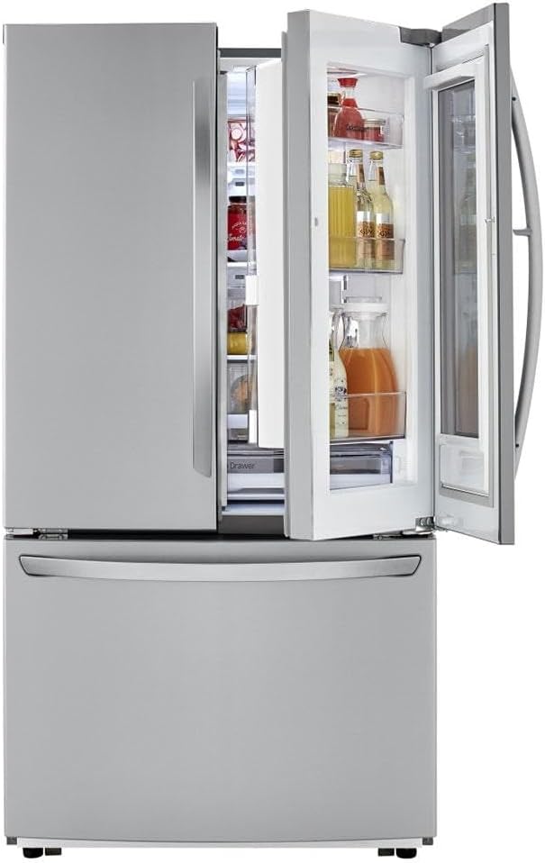 LG LFCS27596S 27 Cu.Ft. Door-in-Door InstaView French-Door Refrigerator (2019)