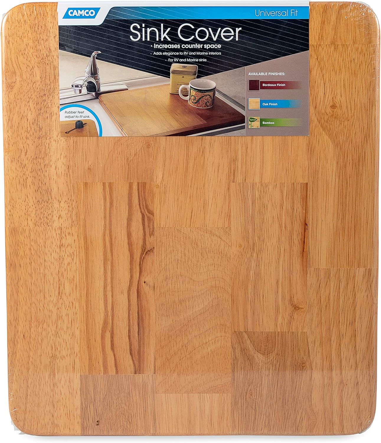 Camco Bamboo 43571 Stove Cover Silent Top Pack of 2