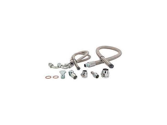 March Performance P3222 Stainless Braided Power Steering Hose Kit