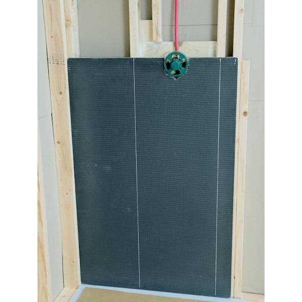 Everbilt 32 in. x 4 ft. x 1/2 in. XPS Foam Waterproof Backer Board Underlayment for Wall Tile and Stone - Shop Hardware Tools Online Store