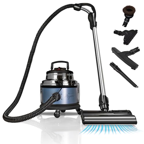 Filter Queen Majestic Surface Cleaner, Canister Vacuum with Bagless Cyclonic Action, The Ultimate All-in-One Cleaning Machine
