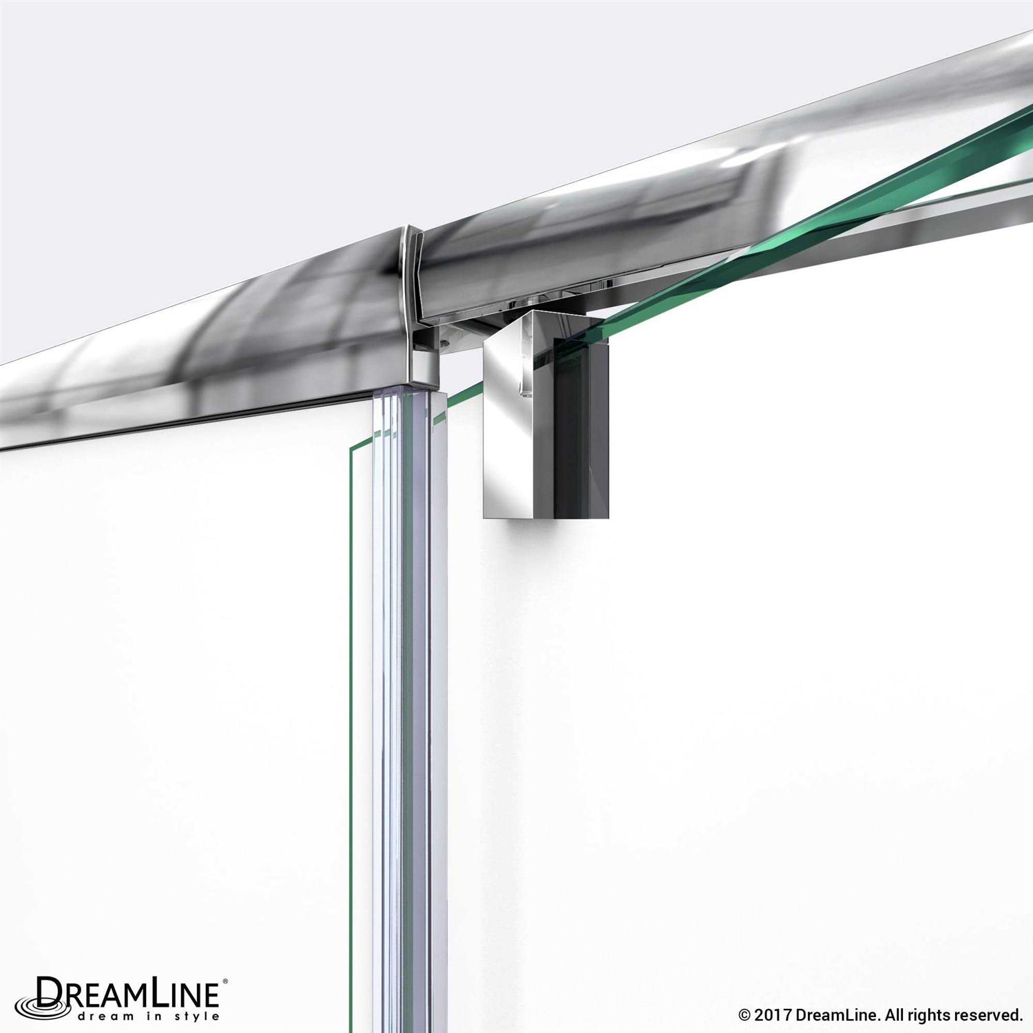 DreamLine Flex 56-60 in. W x 72 in. H Semi-Frameless Pivot Shower Door SHDR-22607200-01 - Shop Hardware Tools Online Store