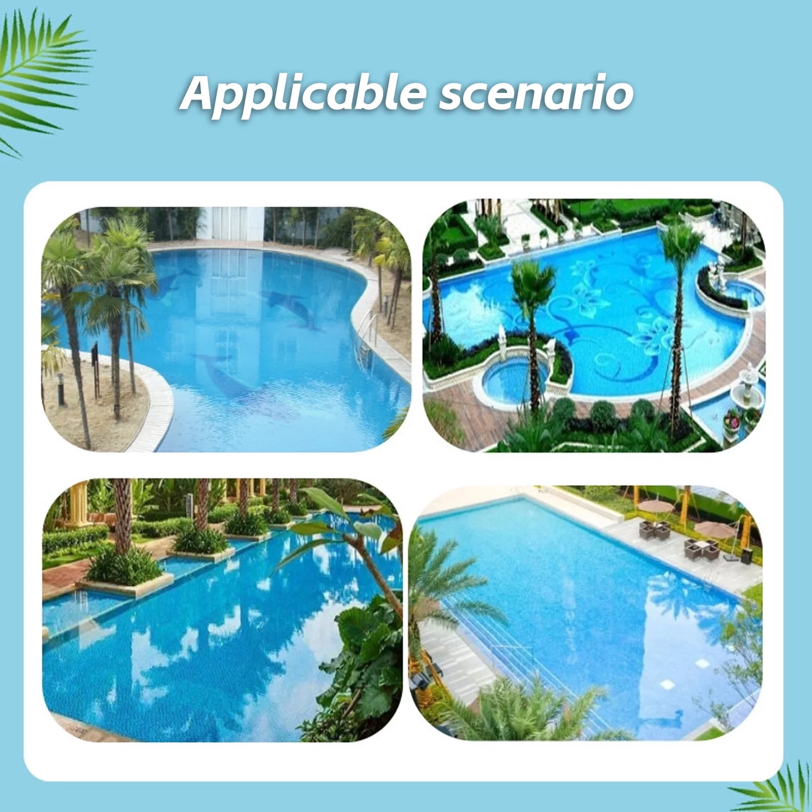 Arealer Full Automatic Robotic Pool Cleaner Self-Parking Cordless Pool Vacuum Cleaner Robot