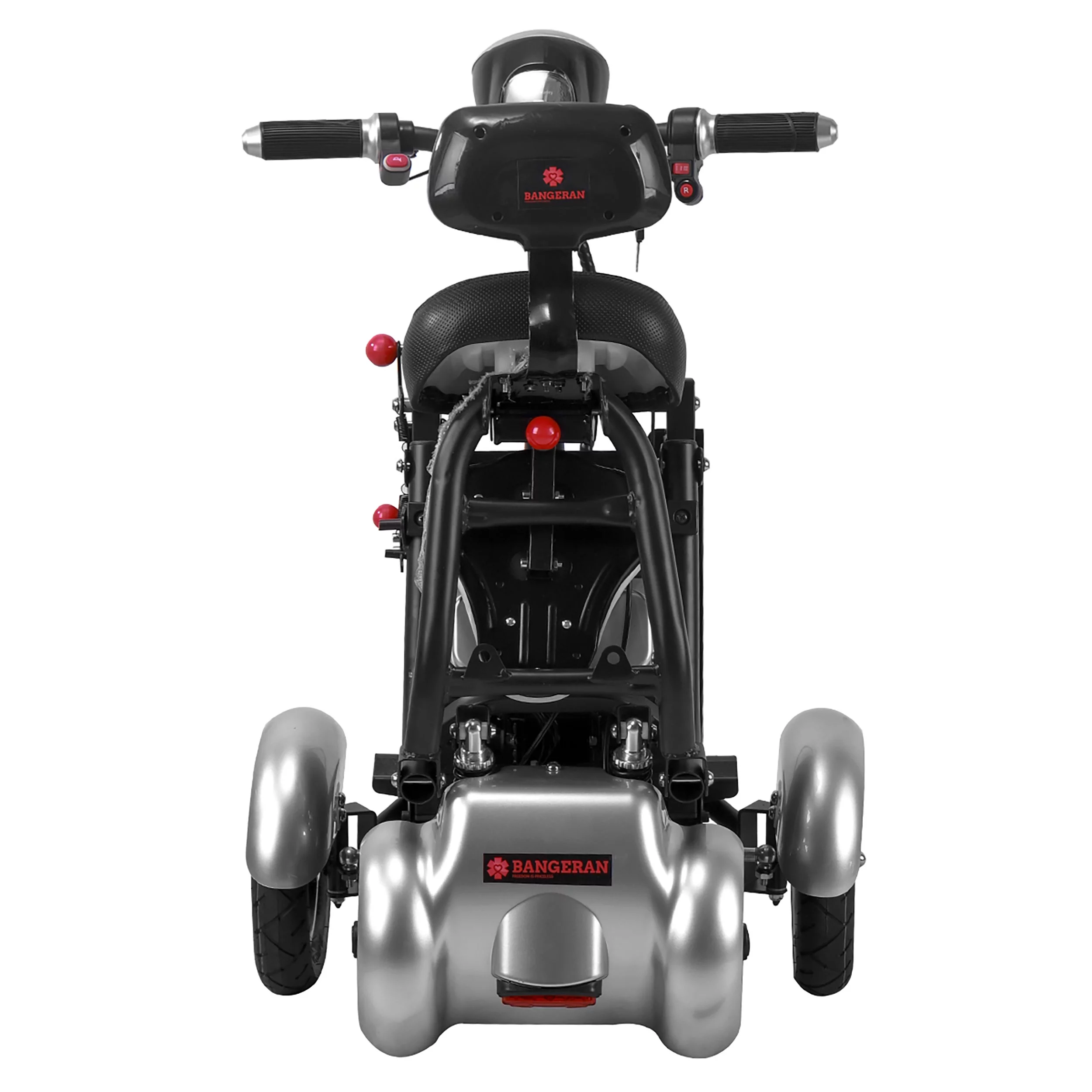 Bangeran Electric Mobility Scooter, 4 Wheel Foldable Portable, Up to 12 Miles - Blue