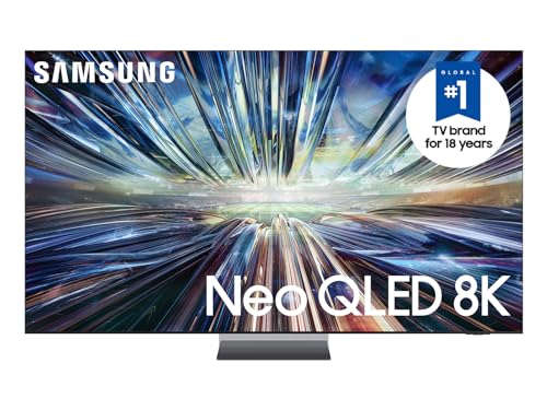 SAMSUNG 85-Inch Class QLED 8K QN900D Series Neo Quantum HDR Smart TV w/Dolby Atmos, Object Tracking Sound Pro, Infinity Edge, AI Motion Enhancer Pro