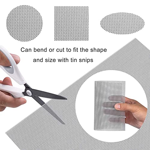 304 Stainless Steel Woven Wire,60 Mesh Fine Screen Mesh Filter Net Filtration Cloth Stainless Steel Air Vent Mesh Never Rust