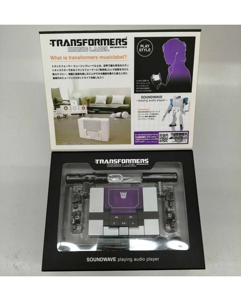 Transformers Music Label Soundwave (Blaster Black) MP3 Player