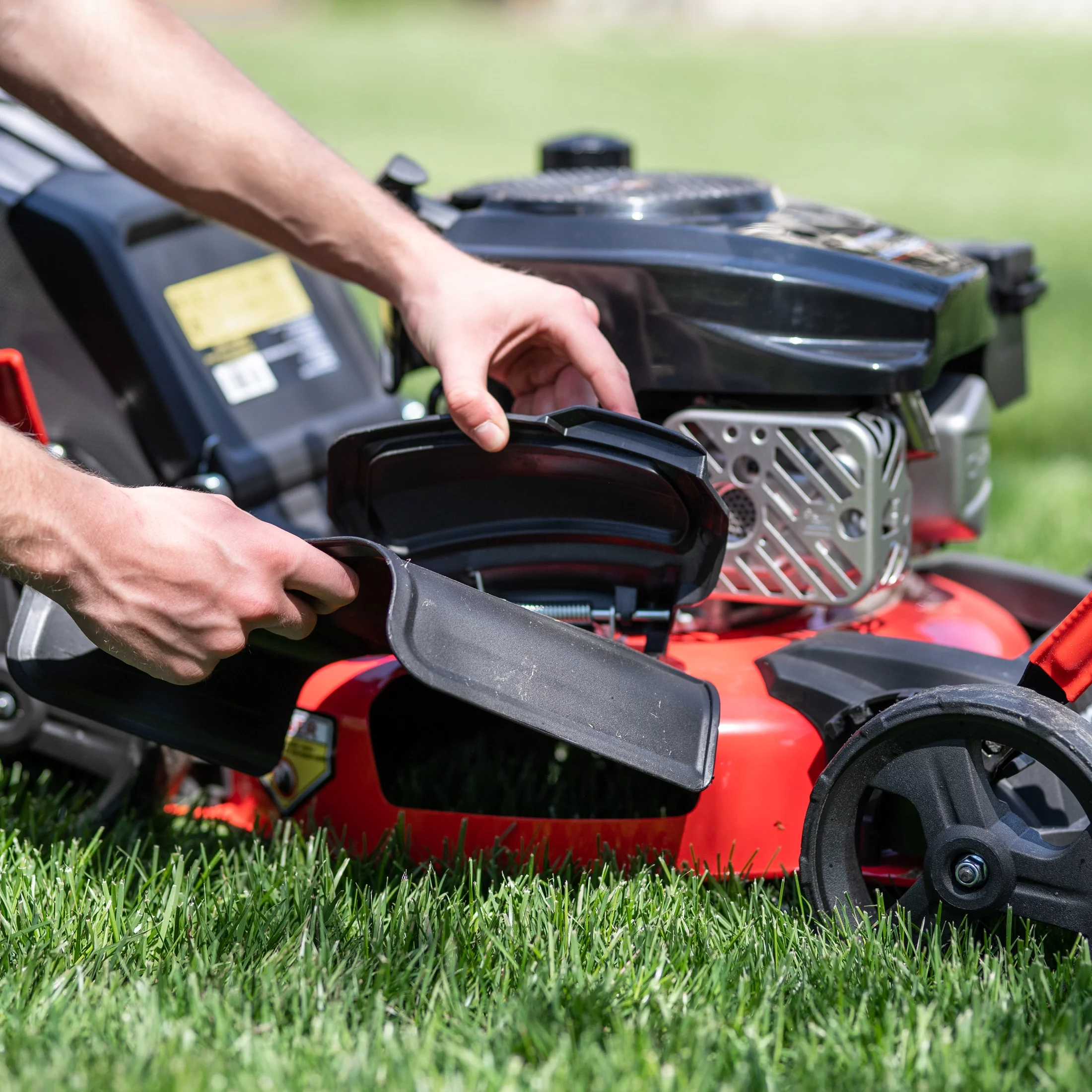 PowerSmart DB8617P 17 in. 3-in-1 Gas Push Lawn Mower