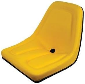Deluxe Mower Tractor Seat Compatible with John Deere, Kubota, Allis-Chalmers, Bobcat, Case-IH, Ford New Holland, White, Oliver, Mpl, Moline, Massey Ferguson High Back (Black)