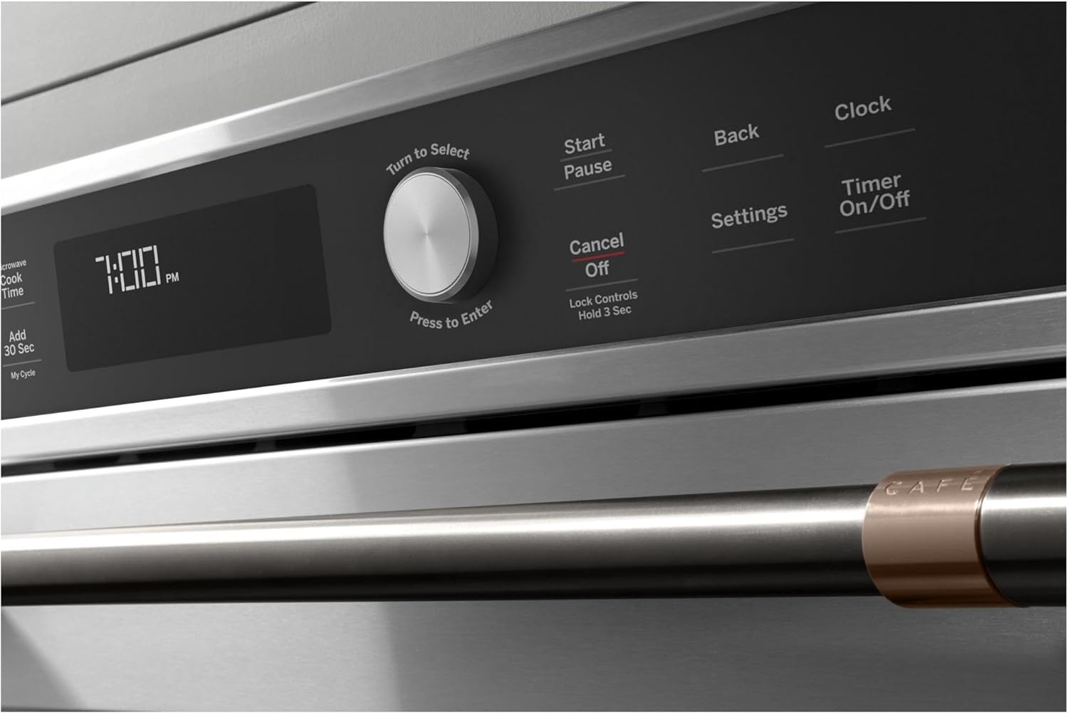 Cafe CWB713P2NS1 Built-in Microwave/Convection Oven with 1.7 cu. ft. Capacity Glass Touch Control 10 Power Levels Microwave Sensor Cook in Stainless Steel