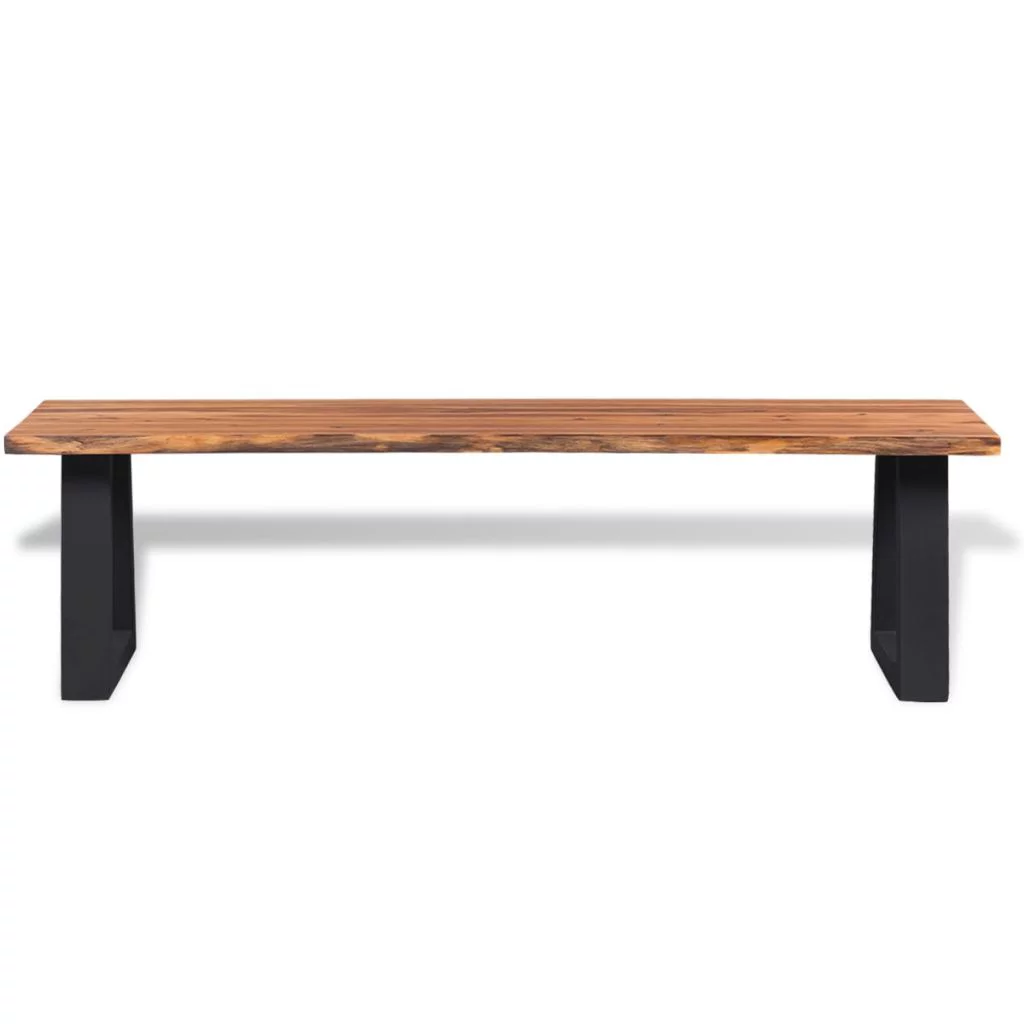 Bench Solid Acacia Wood 63"