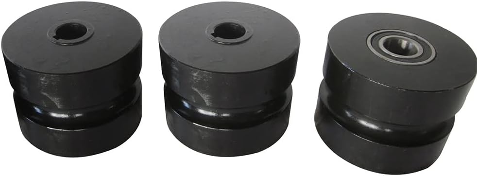 Round Pipe Roller Dies, Compatible With Tube Roller TR-50 (3/4''Pipe(1.05''OD) Rollers for TR-50)